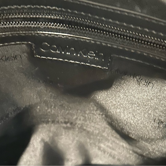 Calvin Klein Women’s black nylon backpack with silver accents, pockets - Picture 11 of 12